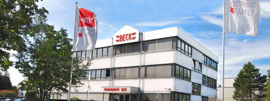 Gebäude der Beck GmbH & Co. Elektronik Bauelemente KG 