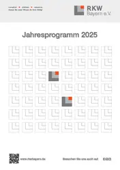 Titelblatt des RKW Bayern Jahreskatalogs 25